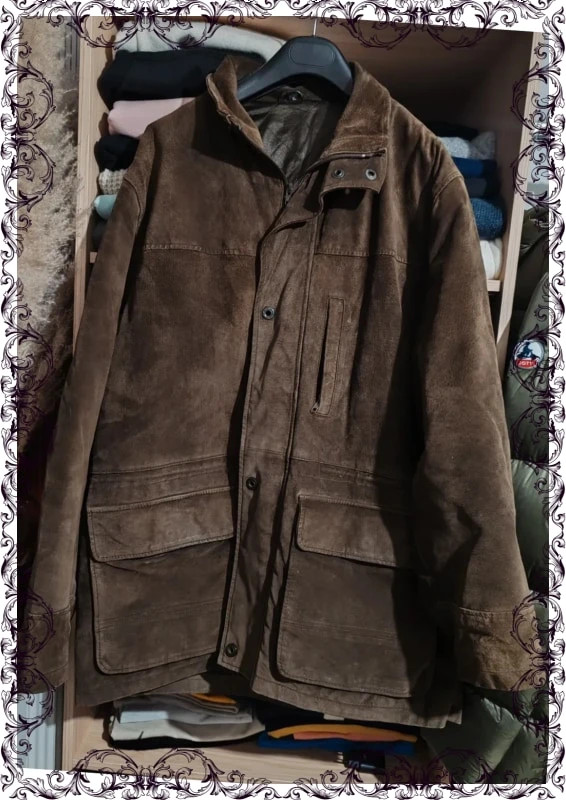 Parka cuir