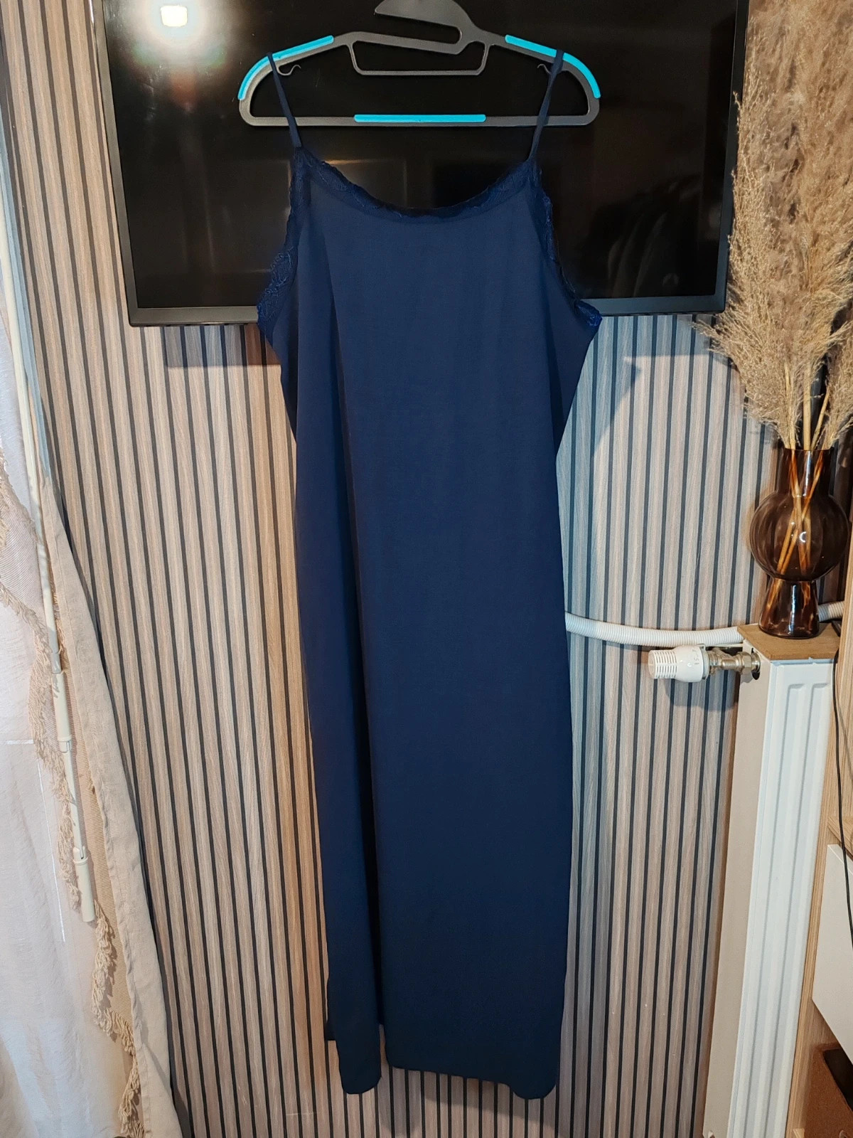 Robe longue marine