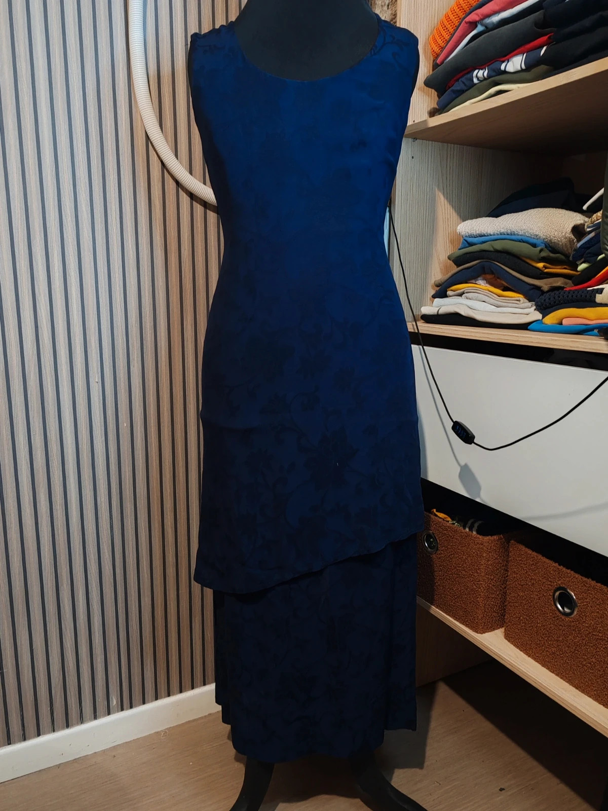 Robe longue marine 123