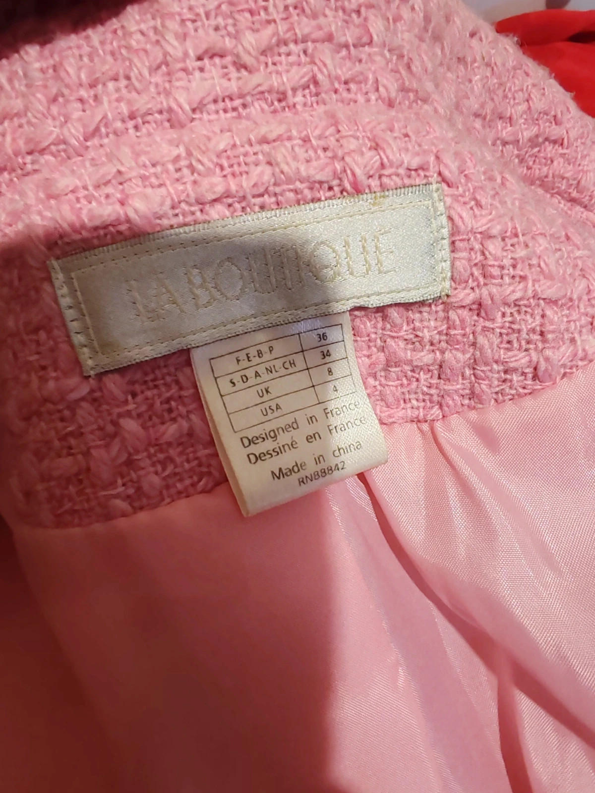 Blazer tweed la boutique – La Boutique – taille S / 36 / 8 5