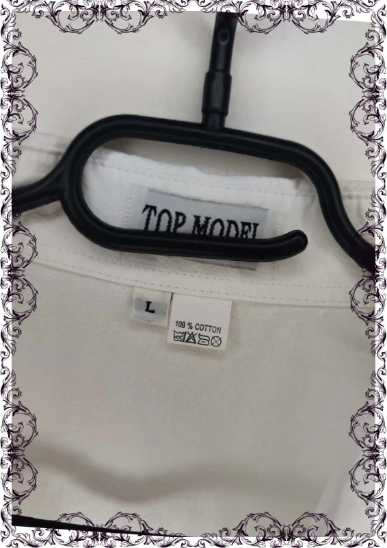 Chemise en coton brodé Top model – TOPMODEL – taille L / 40 / 12 3