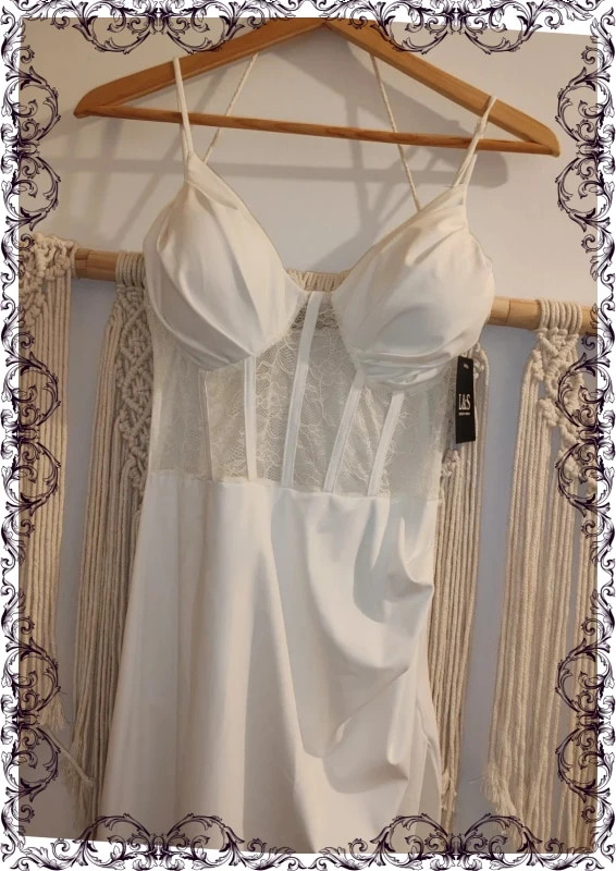 Robe longue corset
