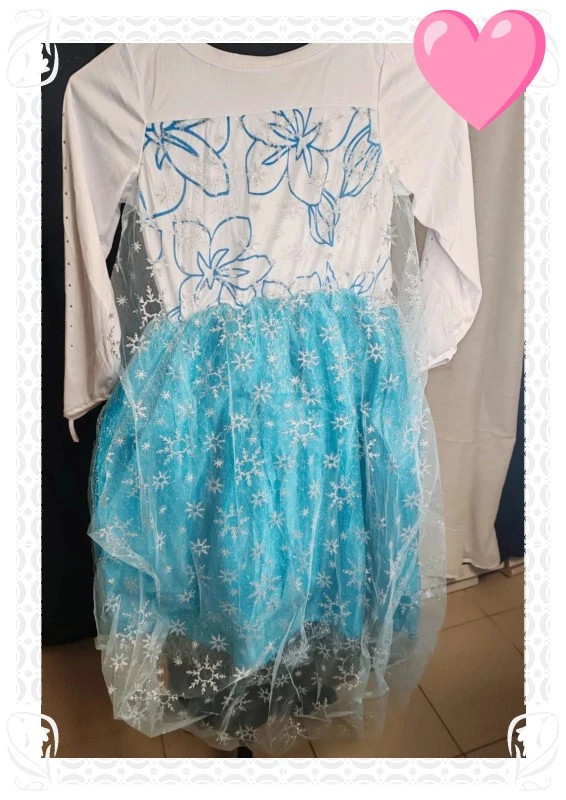 Robe la reine des neiges a led