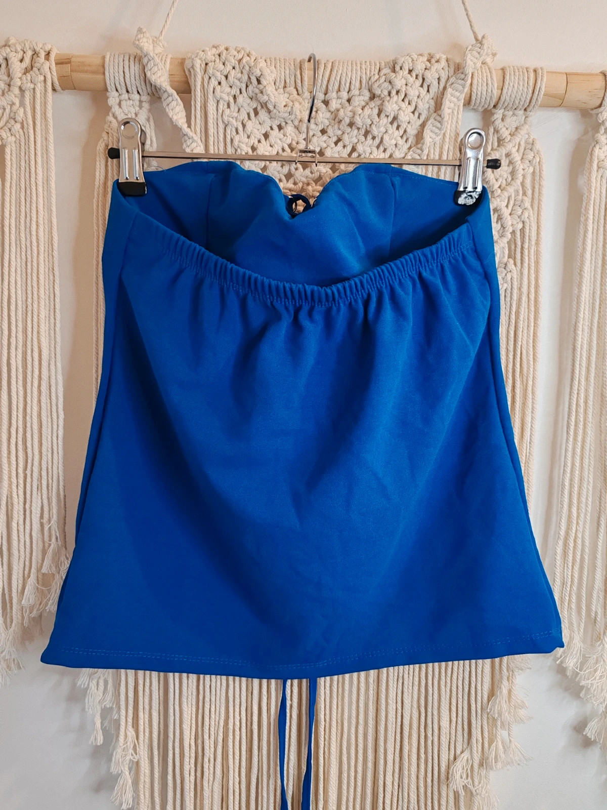 Bustier a lacets bleu – Lolita – taille Taille unique 3