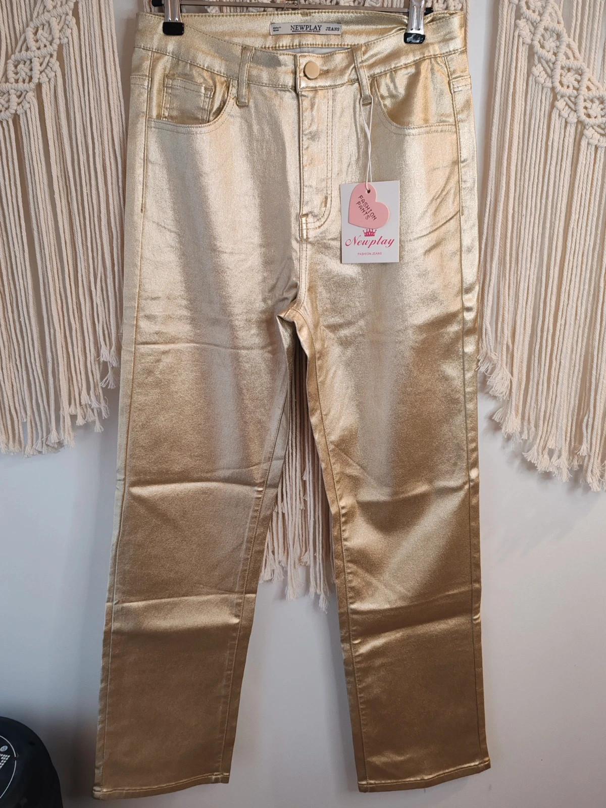 Pantalon new Play doré