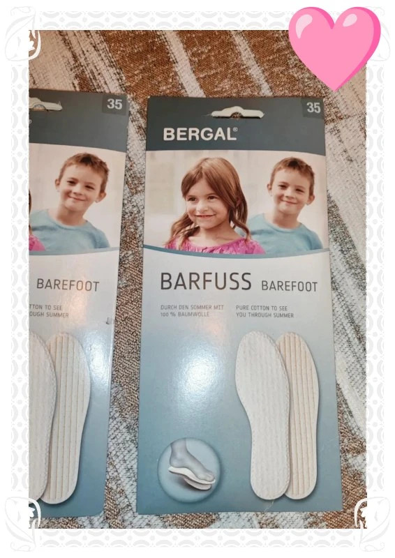 Lot deux paires de semelles – Bergal 2