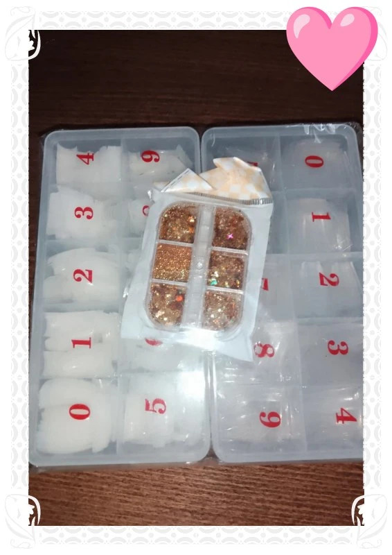 Lot 2 grande boîtes capsules ongles