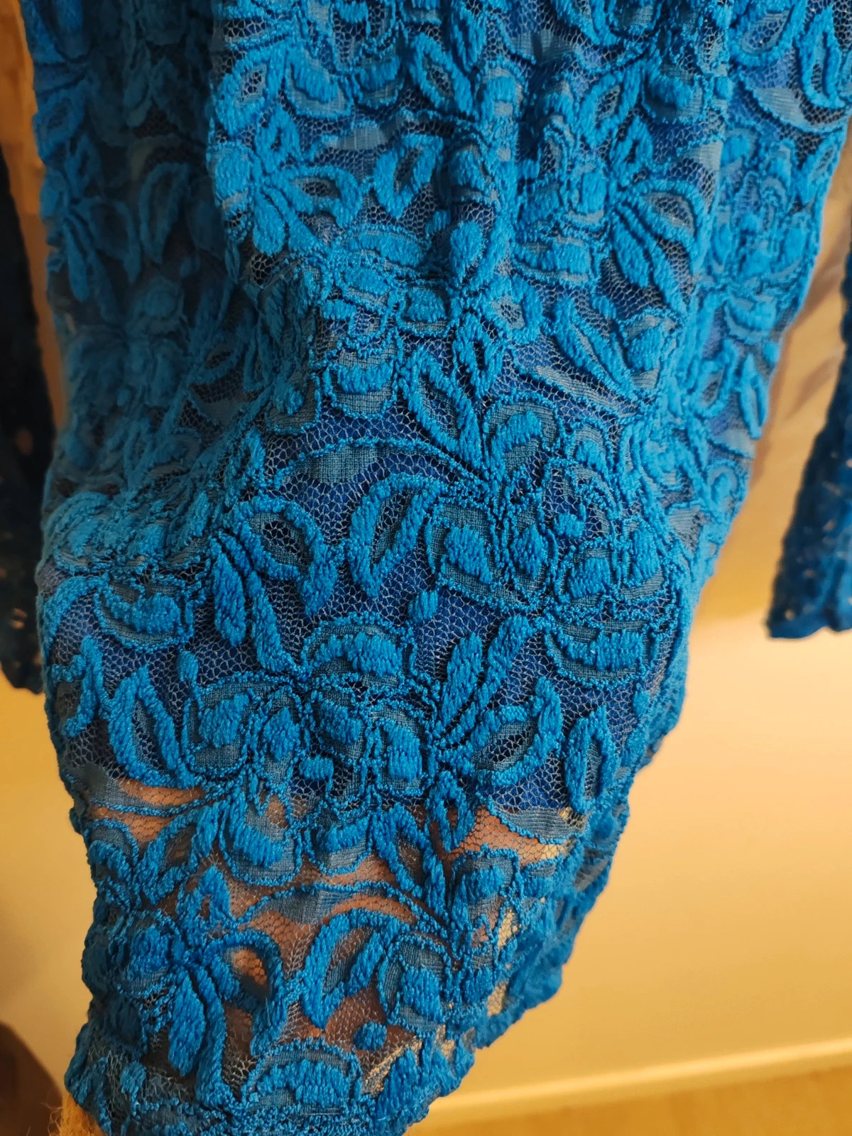 Blouse épaules dénudé bleu – Lolita – taille M / 38 / 10 2