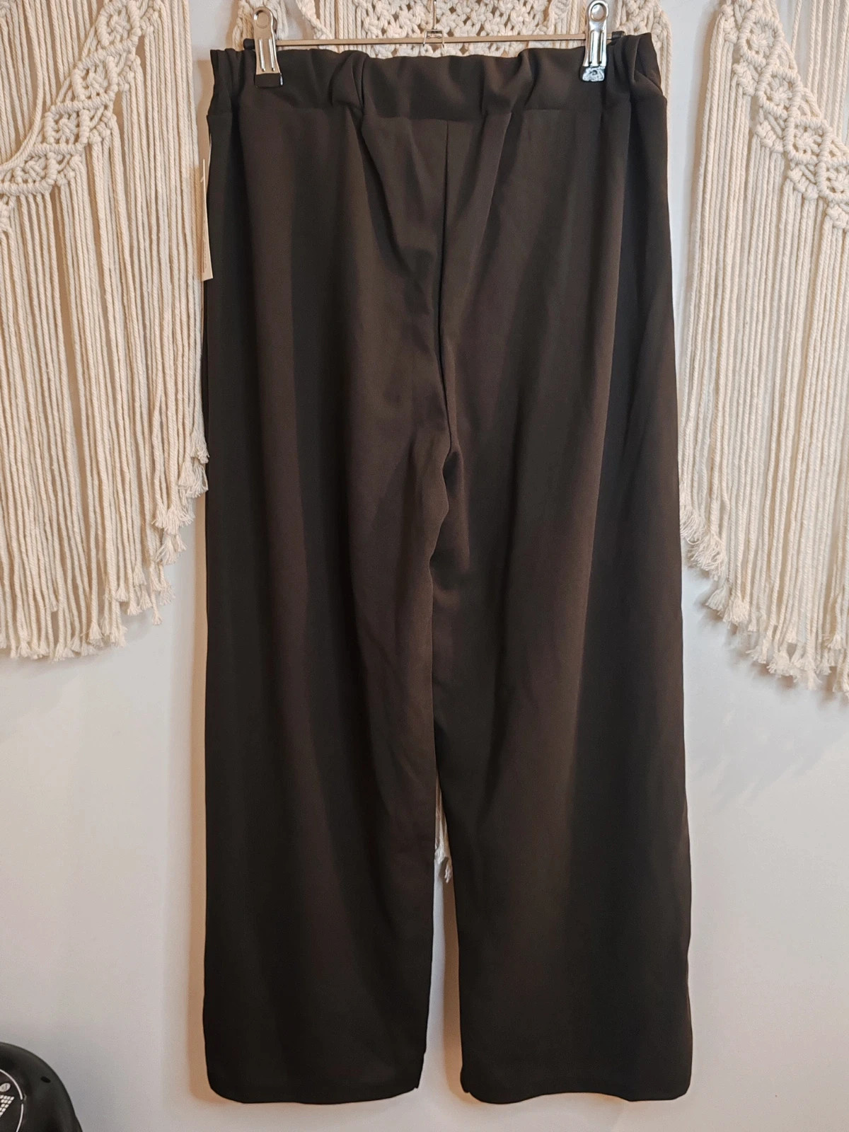 Pantalon marron et blanc – Italy Moda – taille Taille unique 5