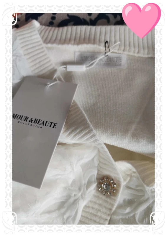Gilet blanc Amour & beauté – Amour & Beaute – taille Taille unique 5