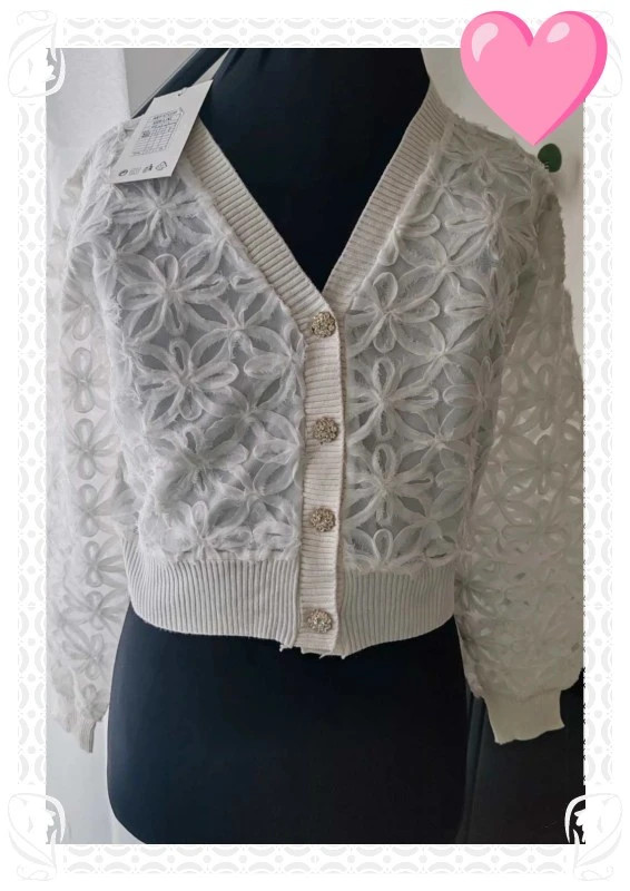 Gilet blanc Amour & beauté