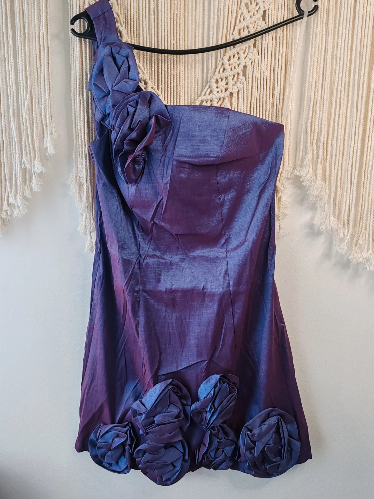 Magnifique robe reflet violet