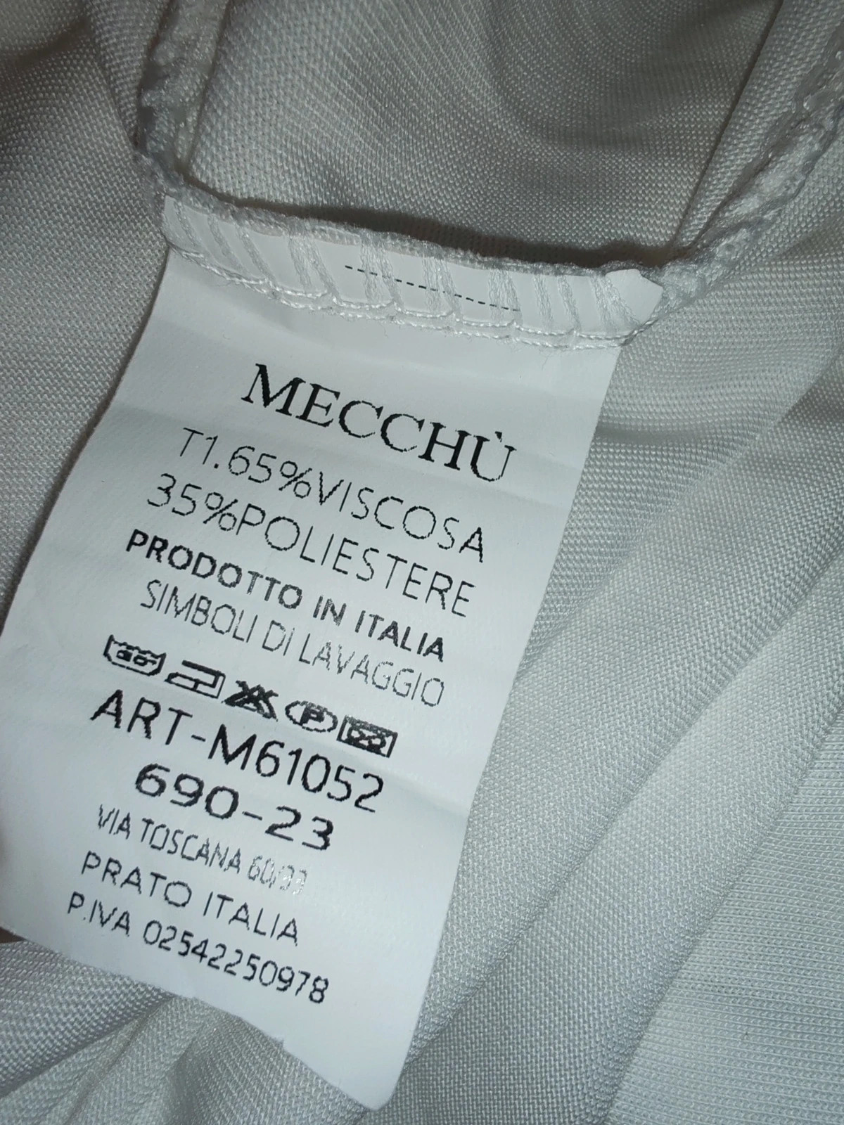 Blouse blanche mecchù – MECCHU – taille Taille unique 5