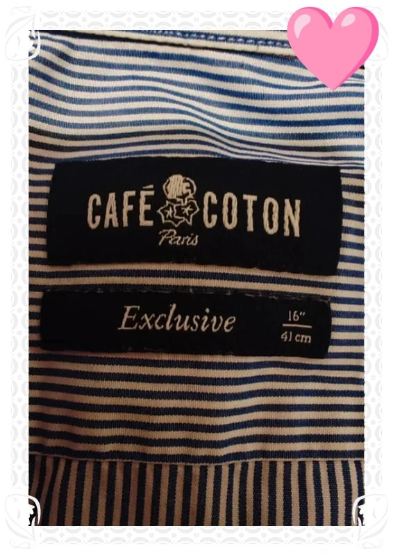 Chemise café coton – Café Coton – taille L 3