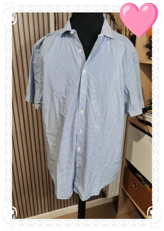 Chemise café coton