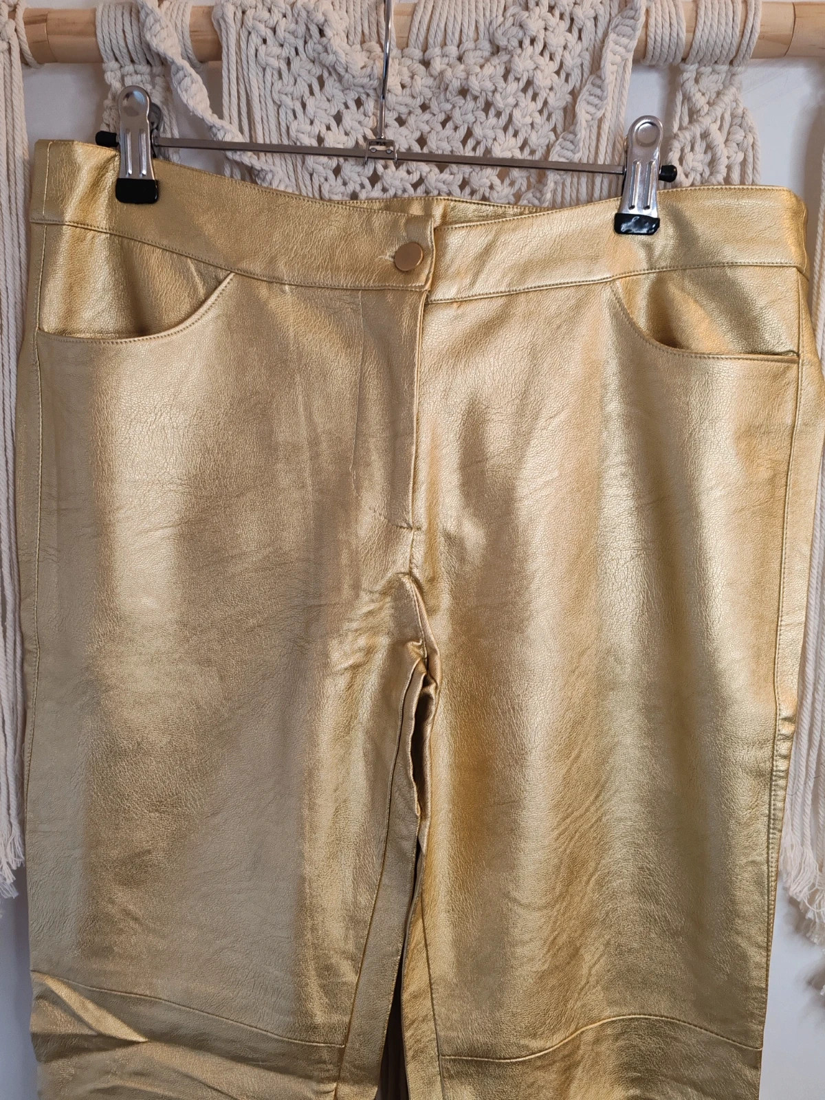 Pantalon simili doré maison marley – Maison Marley – taille XL / 42 / 14 2