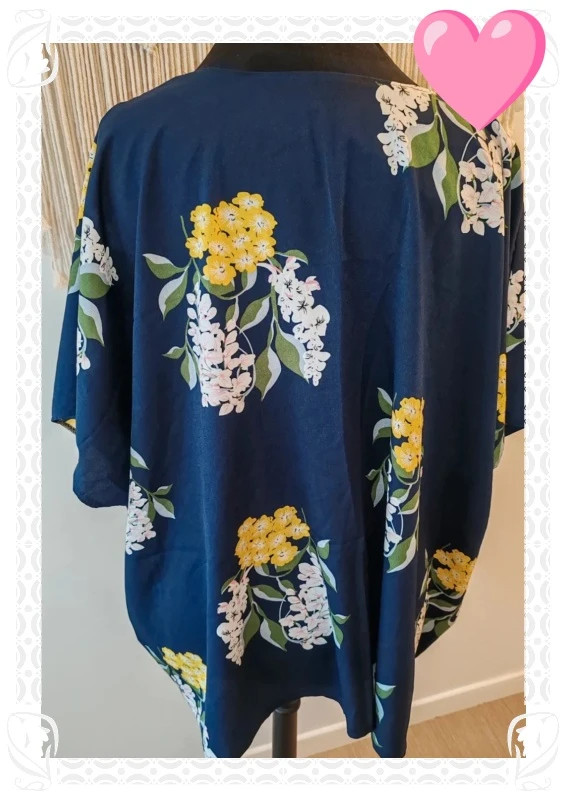 Kimono marine – BOHEMY – taille Taille unique 3