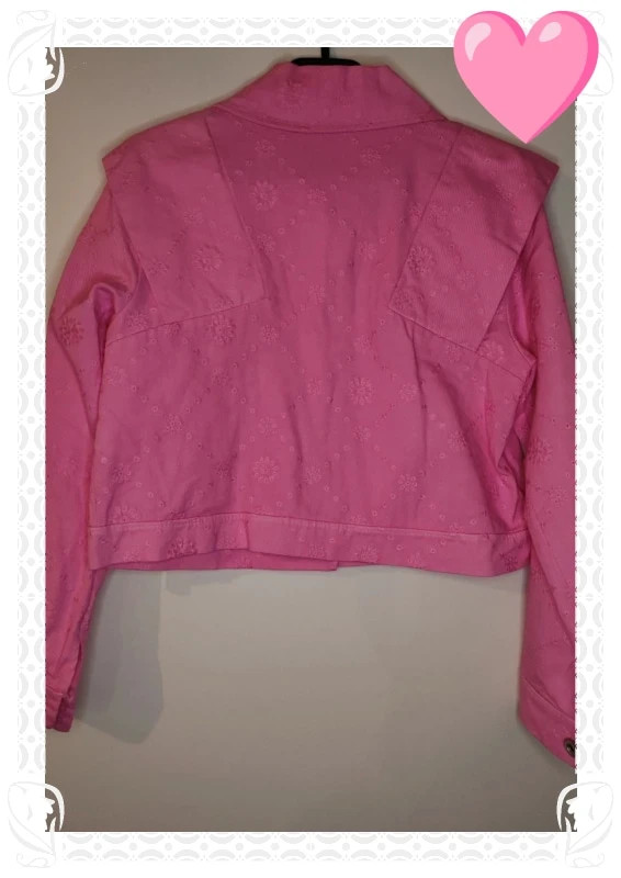 Veste en jean rose brodé new collection – New Collection – taille Taille unique 5