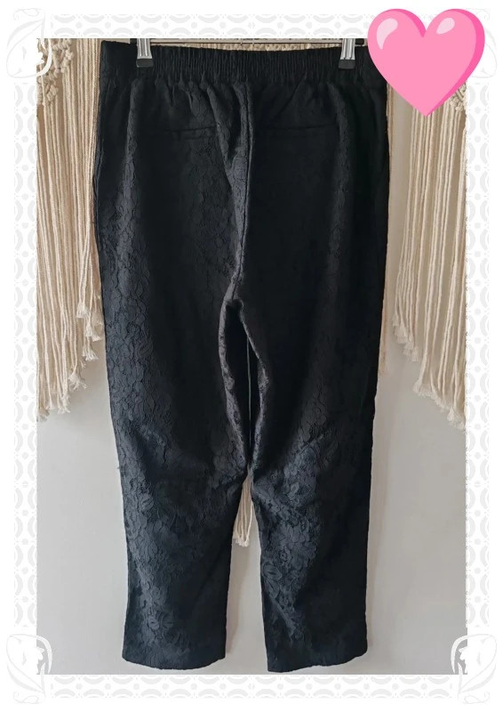 Pantalon noir dentelle Ichi – ICHI – taille M / 38 / 10 4