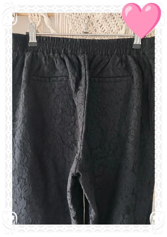Pantalon noir dentelle Ichi – ICHI – taille M / 38 / 10 5