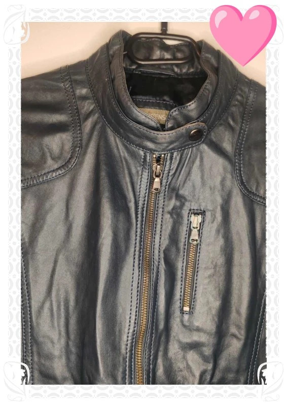 Manteau en cuir in extenso – In Extenso – taille XL / 42 / 14 3