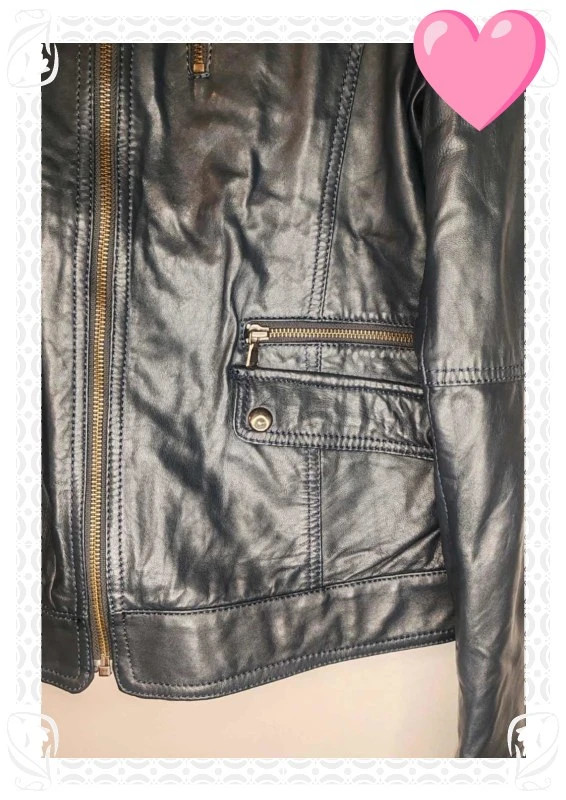 Manteau en cuir in extenso – In Extenso – taille XL / 42 / 14 2