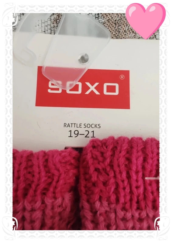 Chaussons chaussettes antidérapantes – SOXO – taille 19 2