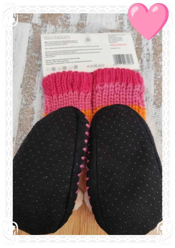 Chaussons chaussettes antidérapantes – SOXO – taille 19 4