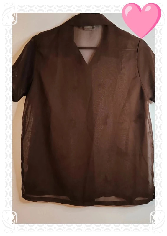 Chemise voile fleurs basic one – Basic One – taille M / 38 / 10 5