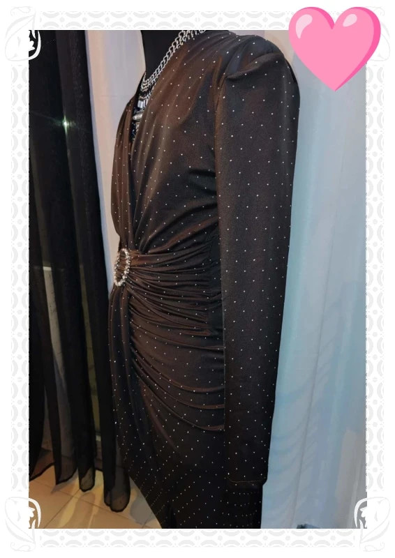 Robe longue marron L&S – L&S – taille Taille unique 5