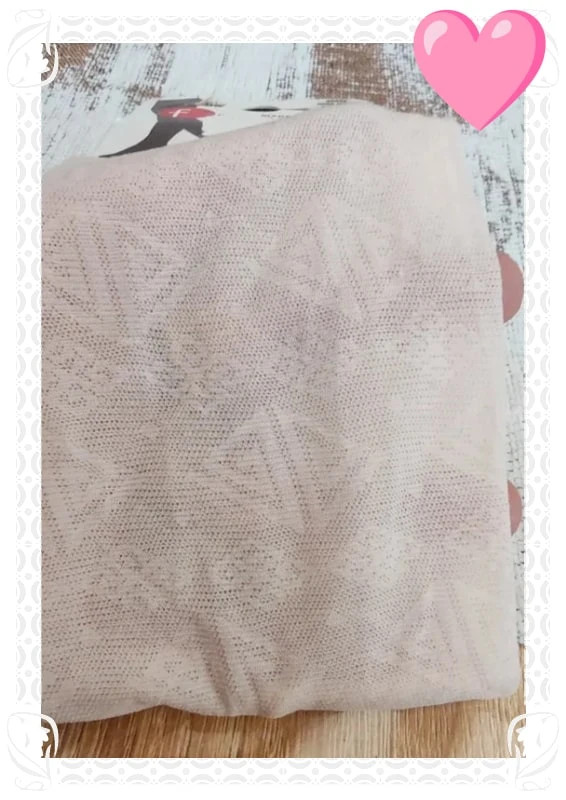 Collant motifs rose pâle – Franzoni – taille 9 ans / 134 cm 3