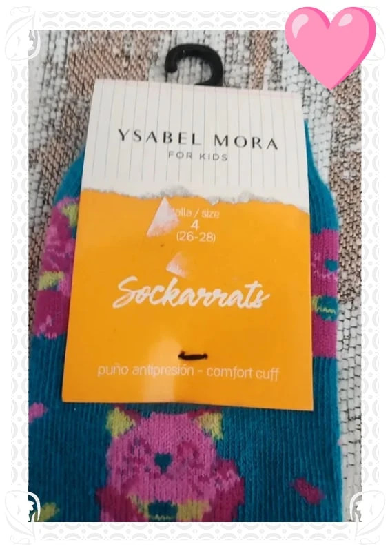 Lot deux paires de chaussettes 26/28 – Ysabel Mora – taille 25-27 2