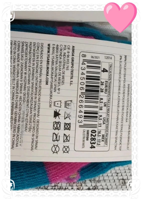 Lot deux paires de chaussettes 26/28 – Ysabel Mora – taille 25-27 5