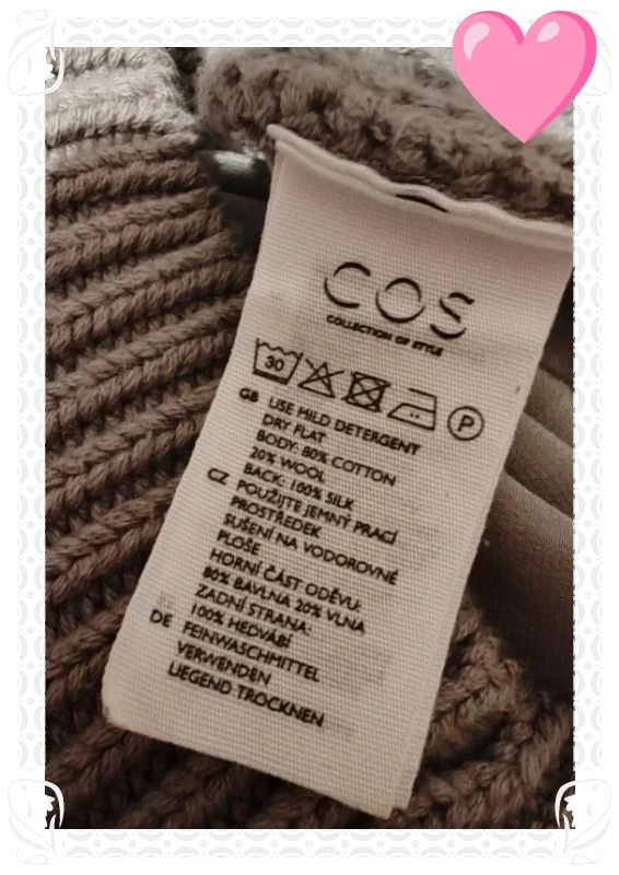 Pull Cos Laine et soie – COS – taille S / 36 / 8 5