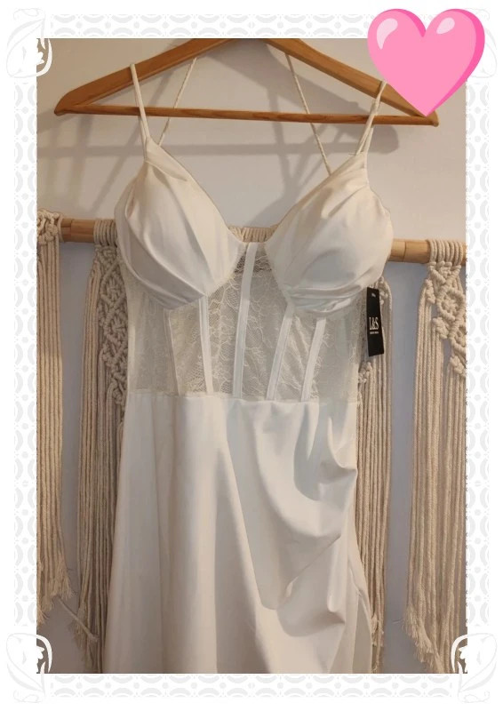 Robe longue corset