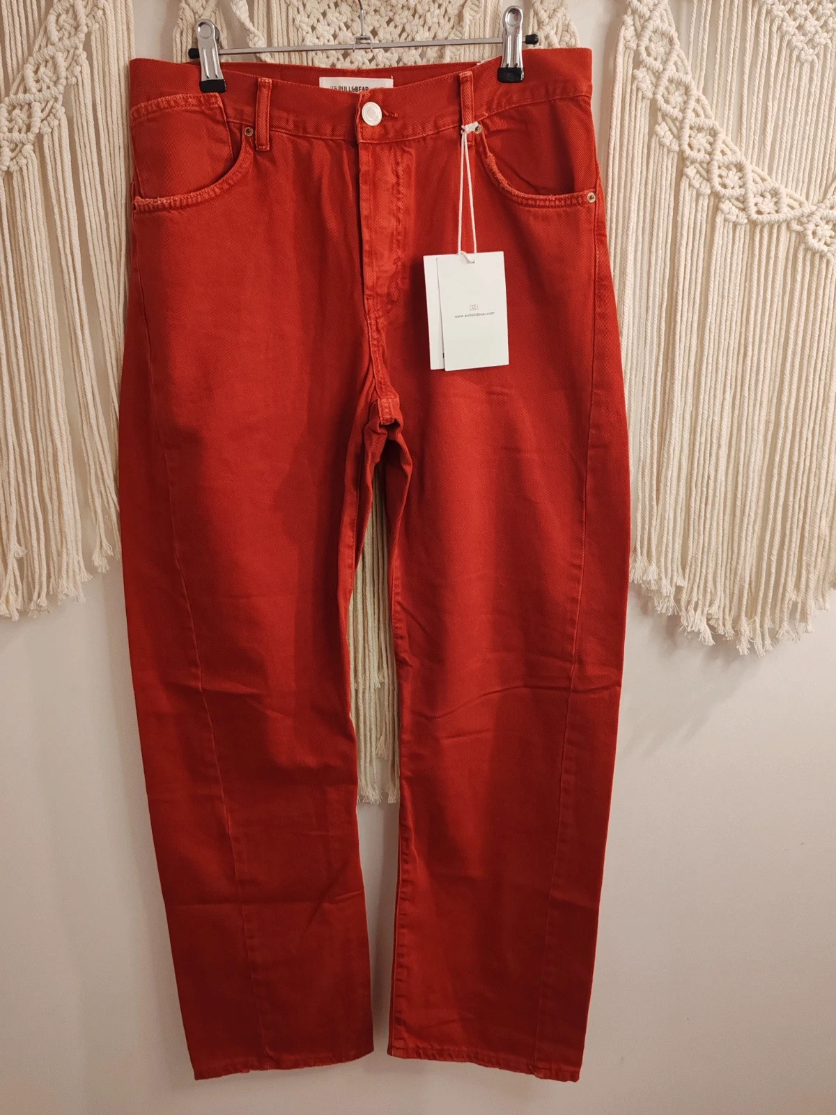 Jean rouge pull & bear