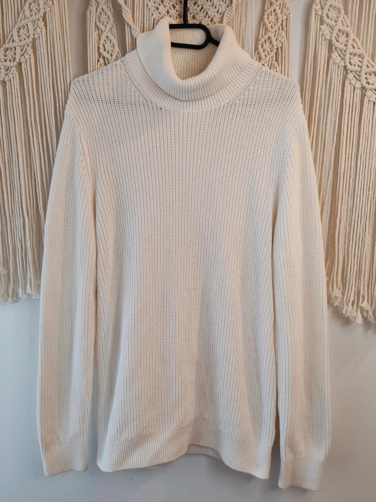 Pull long col roulé h&m