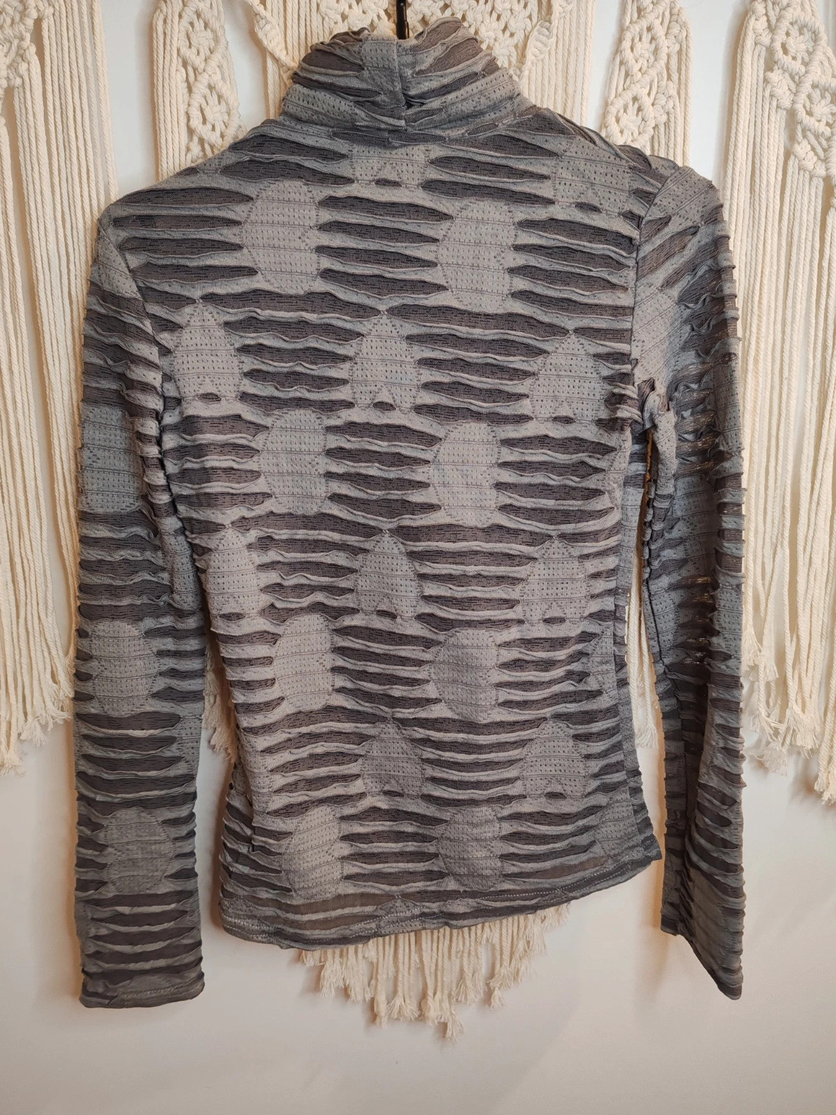 Blouse y2k grise – ritaul – taille S / 36 / 8 5