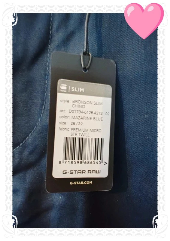 Pantalon gstar – G-Star RAW – taille W28 | FR 38 4