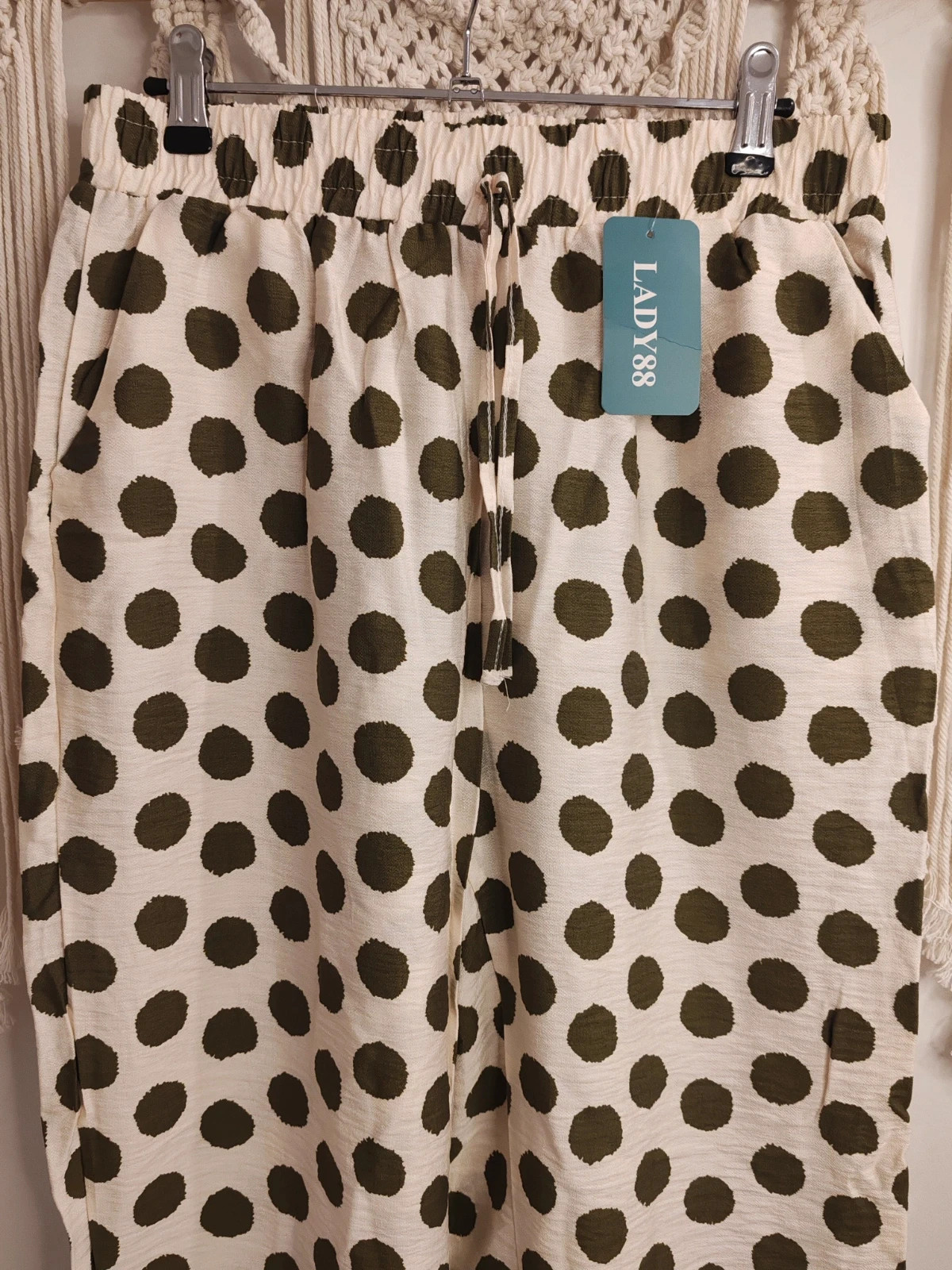 Pantalon a pois – Lady – taille L / 40 / 12 2