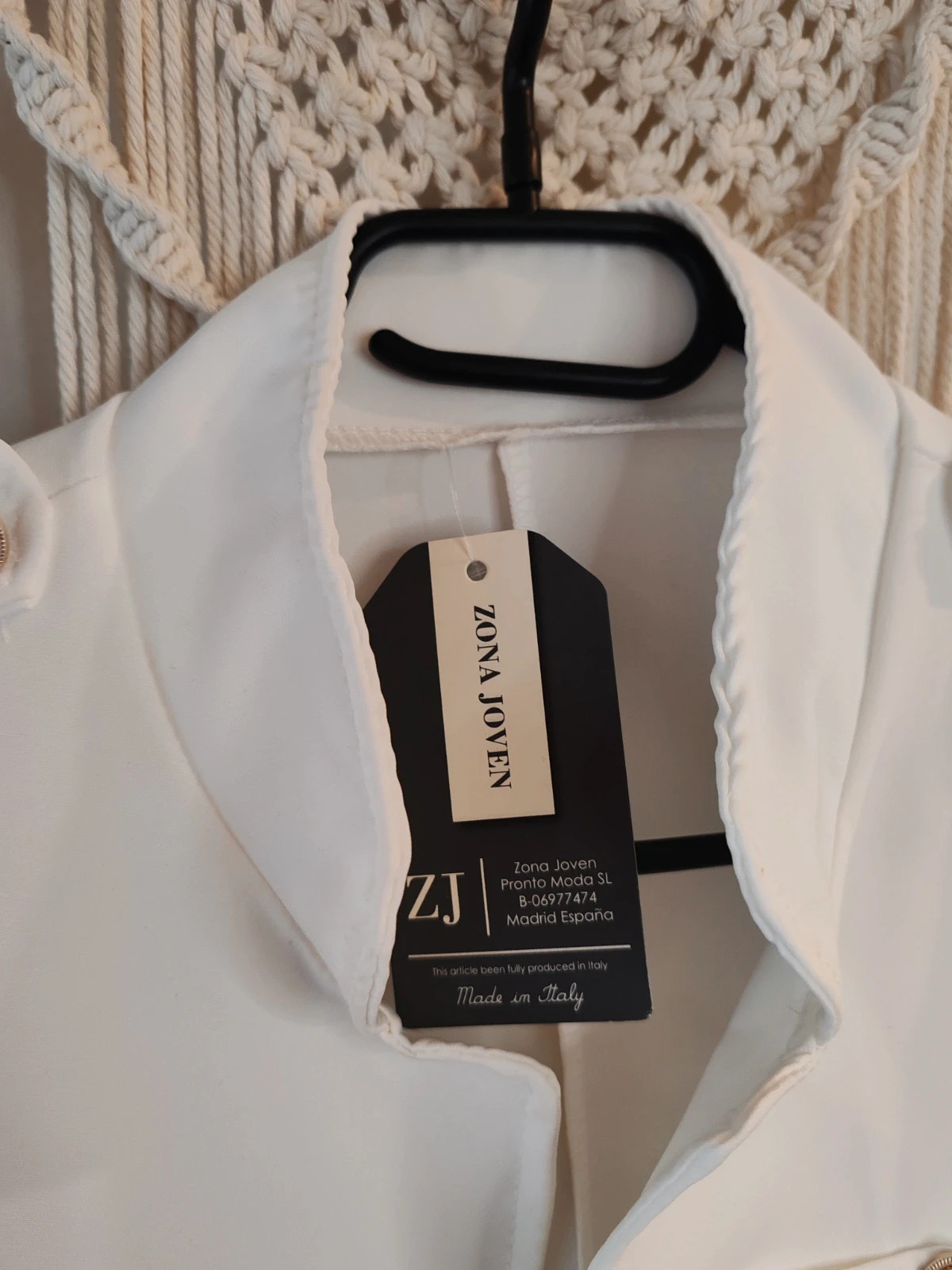 Veste blanche zona joven – zona Joven – taille Taille unique 3