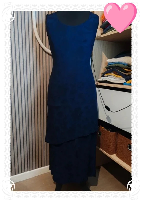 Robe longue marine 123 – 123 – taille S / 36 / 8 2