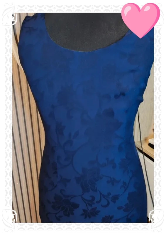 Robe longue marine 123