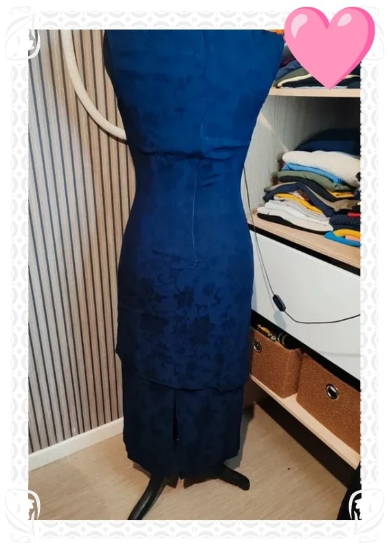 Robe longue marine 123 – 123 – taille S / 36 / 8 5