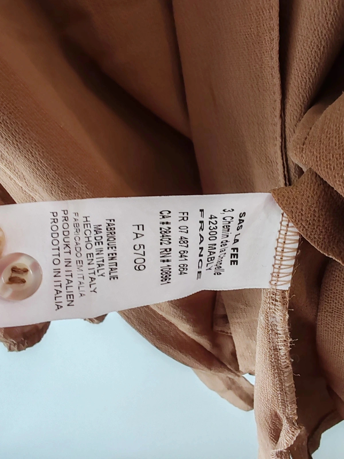 Chemise la fée maraboutée – La Fee Maraboutee – taille M / 38 / 10 5