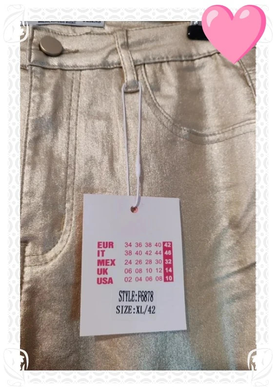 Pantalon doré newplay – Newplay – taille XL / 42 / 14 4