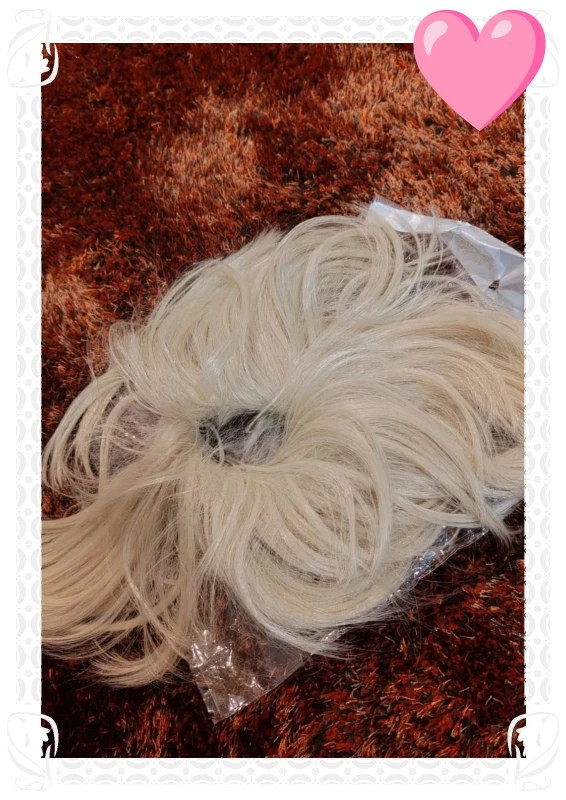 Chouchou cheveux blond