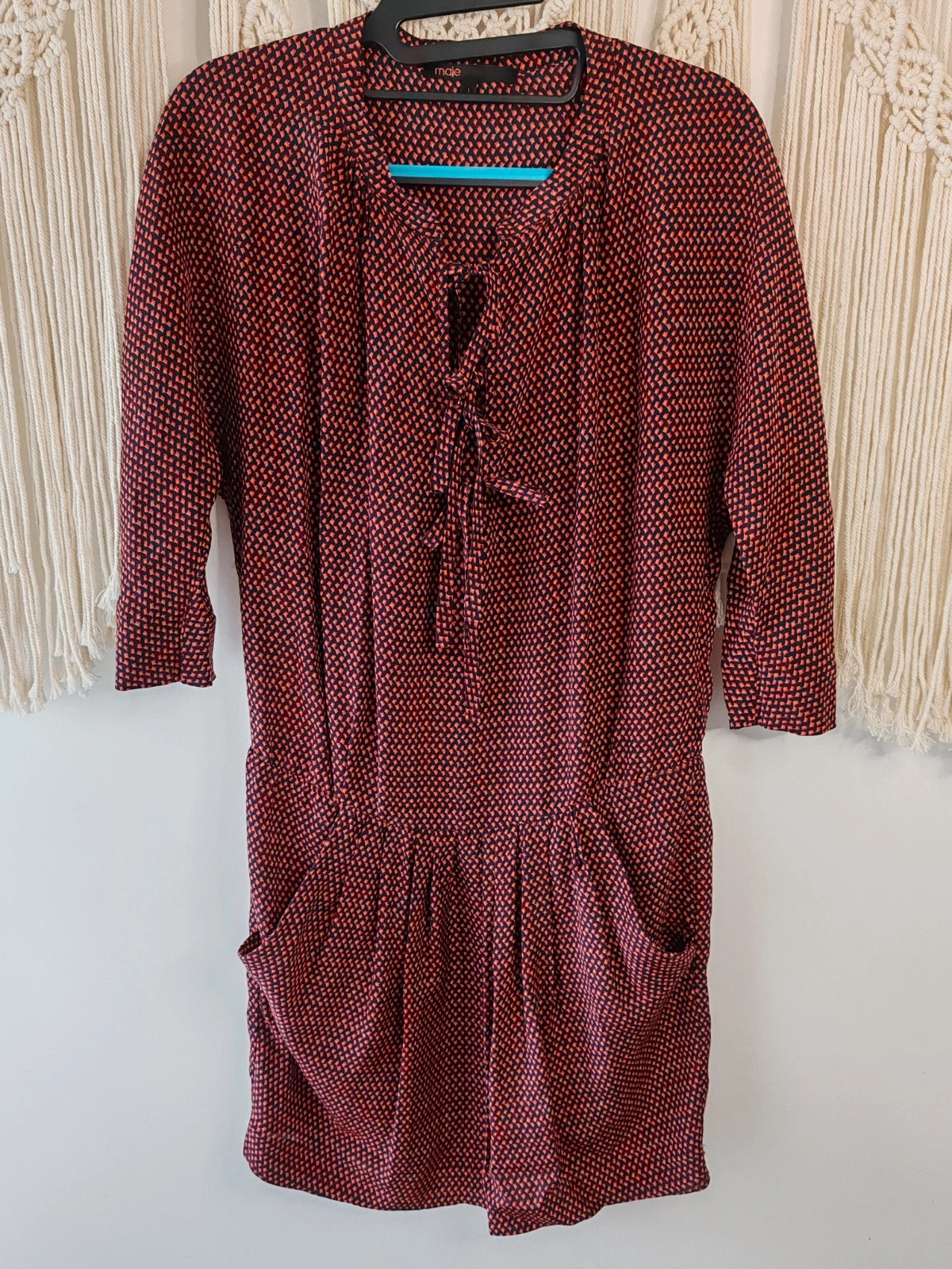 Robe soie Maje
