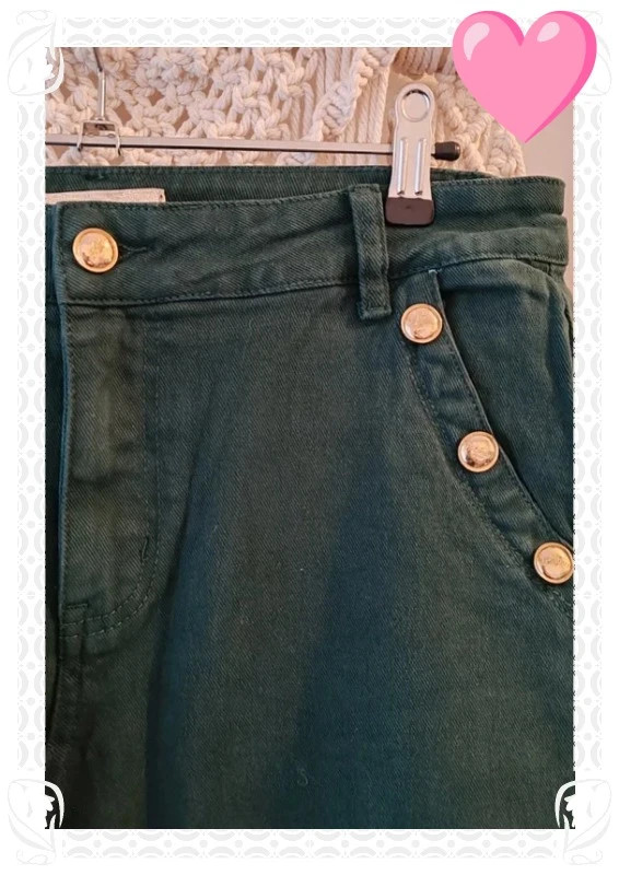 Jean vert vivid – Vivid – taille XL / 42 / 14 4