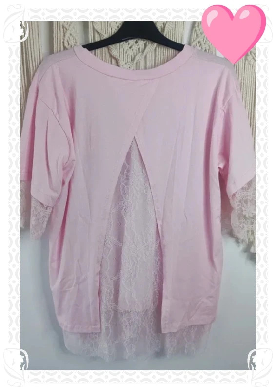 T-shirt dentelle